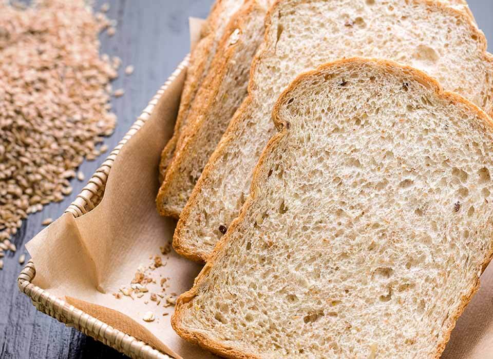 slices of wholegrain bread